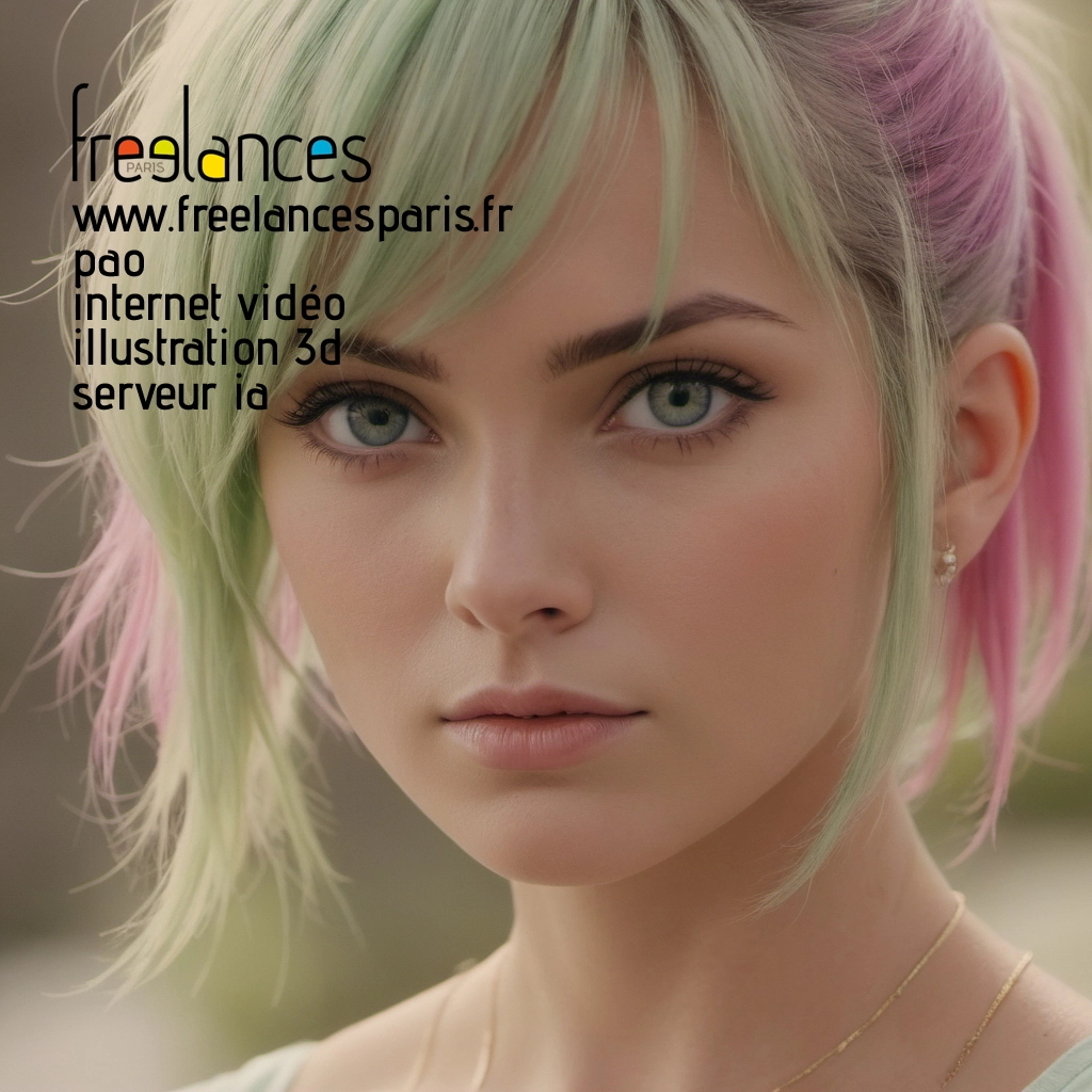 Pao mise en page internet vidéo illustration 3d serveur IA générative AI freelance paris studio de création magazines 8l3pfap0